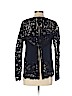 Intermix 100% Silk Black Long Sleeve Silk Top Size P (petite) - photo 2