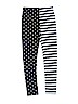 Sweet Kids Polka Dots Stripes Black Leggings Size 13 - photo 1