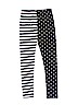 Sweet Kids Polka Dots Stripes Black Leggings Size 13 - photo 2