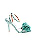 Badgley Mischka Teal Heels Size 8 1/2 - photo 1