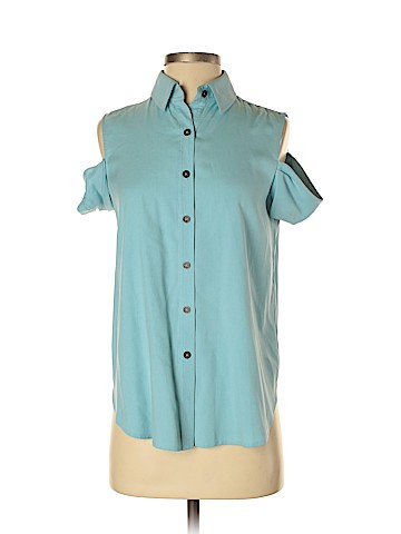 Alexander Wang Short Sleeve Silk Top (view 1)