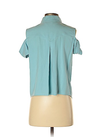 Alexander Wang Short Sleeve Silk Top (view 2)