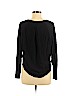 Splendid 100% Rayon Black Long Sleeve Blouse Size M - photo 2