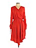 Collective Concepts 100% Polyester Orange Casual Dress Size XL - photo 1