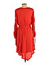 Collective Concepts 100% Polyester Orange Casual Dress Size XL - photo 2