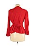 Loft design by... 100% Rayon Red Long Sleeve Blouse Size L (petite) - photo 2
