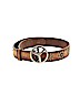 Brighton 100% Leather Print Brown Leather Belt Size XS - photo 1