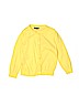 George 100% Cotton Solid Yellow Cardigan Size 10 - 12 - photo 1
