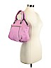 Elliott Lucca 100% Leather Purple Leather Satchel One size - photo 2