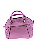 Elliott Lucca 100% Leather Purple Leather Satchel One size - photo 1
