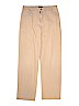 Chaps 100% Polyester Solid Tan Khakis Size 16 - photo 1
