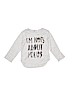 H&M Graphic Tan Long Sleeve Top Size 6 - photo 1
