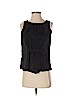 Theory 100% Viscose Black Sleeveless Blouse Size P (petite) - photo 1