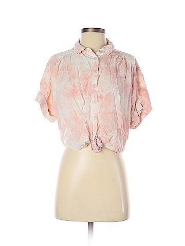 American Eagle Outfitters Short Sleeve Blouse (view 1)