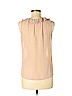 Ann Taylor LOFT Tan Sleeveless Blouse Size M (petite) - photo 2