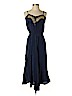 Beyond Vintage 100% Silk Blue Cocktail Dress Size S - photo 1