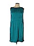 Diane von Furstenberg 100% Polyester Teal Casual Dress Size 10 - photo 1