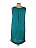 Diane von Furstenberg 100% Polyester Teal Casual Dress Size 10 - photo 2