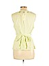 J.jill 100% Cotton Green Sleeveless Blouse Size L (petite) - photo 2