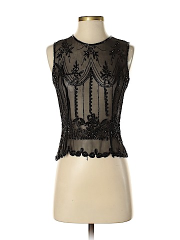 Calypso by Christiane Celle Sleeveless Silk Top (view 1)