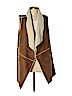 John & Jenn 100% Polyester Brown Faux Fur Vest Size S (petite) - photo 1