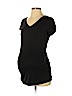 Liz Lange Maternity 100% Cotton Black Short Sleeve T-Shirt Size S - photo 1
