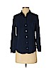 a.n.a. A New Approach 100% Polyester Blue Long Sleeve Blouse Size S (petite) - photo 1