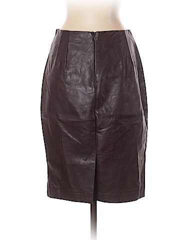 Ann Taylor Faux Leather Skirt (view 2)