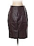 Ann Taylor 100% Polyester Brown Faux Leather Skirt Size 2 (petite) - photo 2