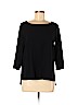 Eileen Fisher Black 3/4 Sleeve Top Size M - photo 1