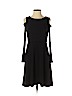 Ann Taylor LOFT 100% Cotton Black Casual Dress Size 4 (petite) - photo 1