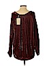 Free People Burgundy Long Sleeve Top Size S - photo 2
