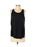 Ann Taylor LOFT 100% Polyester Black Sleeveless Blouse Size S (petite) - photo 1
