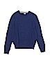 Crewcuts 100% Cotton Solid Blue Pullover Sweater Size 8 - photo 1