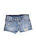 Levi's 100% Cotton Blue Denim Shorts Size 24 waist - photo 1