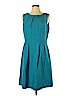 Talbots 100% Polyester Teal Cocktail Dress Size 12 (petite) - photo 1