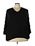Ryan Wythe Black 3/4 Sleeve Top Size 4X - photo 1