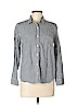 Gap 100% Cotton Blue Long Sleeve Button-Down Shirt Size M (petite) - photo 1