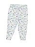 Carter's 100% Cotton Print White Casual Pants 9-12 MO / 12 MO - photo 1