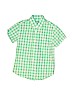 Crewcuts 100% Cotton Green Short Sleeve Button-Down Shirt Size 4T - 5T - photo 1
