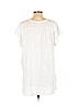 Eri + Ali 100% Cotton White Short Sleeve Top Size L - photo 2