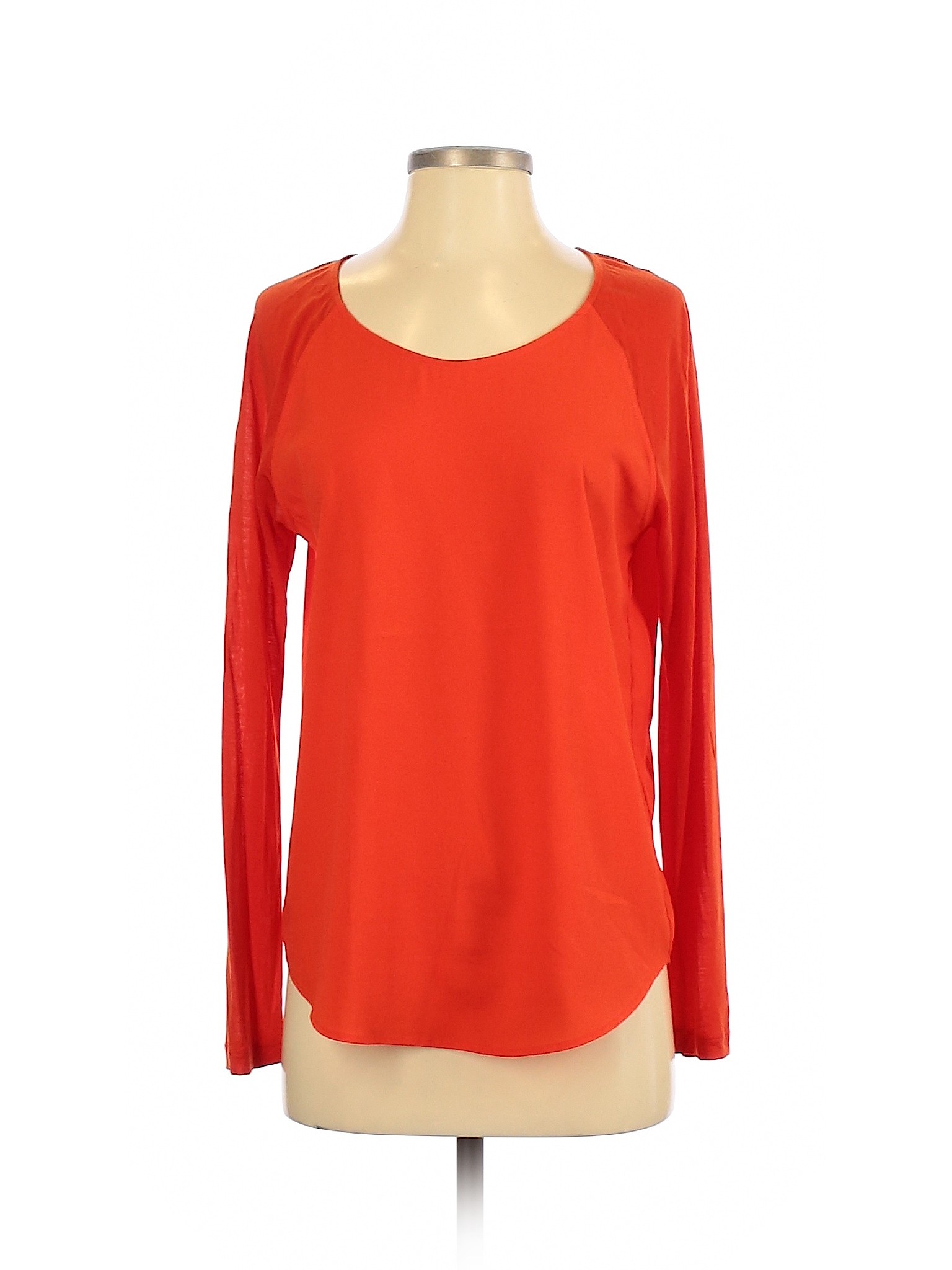 French Connection Women Orange Long Sleeve Top M | eBay