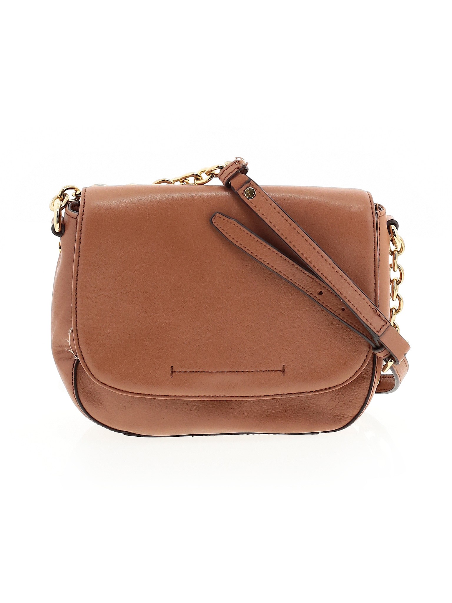 Banana Republic 100% Leather Solid Tan Leather Crossbody Bag One Size ...