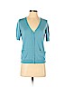 Talbots 100% Cashmere Blue Cardigan Size P (petite) - photo 1