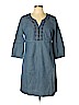 Boden 100% Cotton Blue Casual Dress Size 12 - photo 1