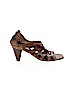 AQUATALIA 100% Leather Brown Heels Size 8 - photo 1