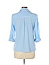 Notations Blue Long Sleeve Button-Down Shirt Size L (petite) - photo 2