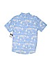 J. Khaki 100% Cotton Solid Blue Short Sleeve Button-Down Shirt Size L (youth) - photo 2