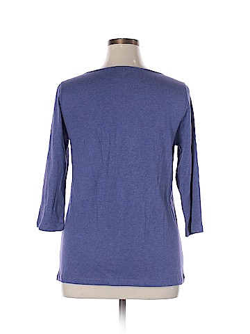 Ann Taylor LOFT Outlet 3/4 Sleeve T-Shirt (view 2)