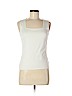 Bergdorf Goodman 100% Cotton White Tank Top Size 8 - photo 1